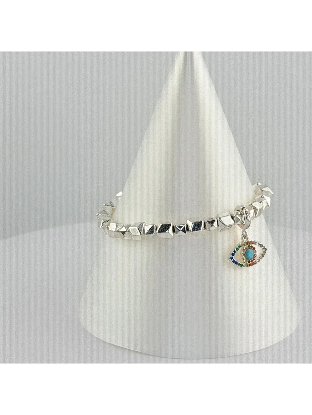 Bomb Party Single Stack Bracelet - on Silver Plating #151